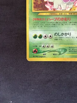 Meganium Pokemon Card Japanese No.154 Neo Genesis Vintage Holo 27S3 - Image 3