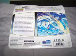 POKEMON SILVER TEMPEST 3 BOOSTER PACK WITH COIN AND PROMO CARD - Image 2