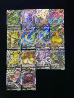 2025 Pokemon TCG S-Chinese Gem Pack Eevee Sylveon Umbreon RRR Holo Lot*14 AM11 - Image 1