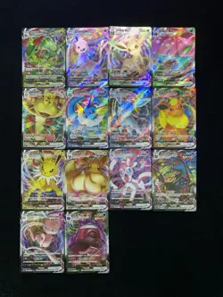 2025 Pokemon TCG S-Chinese Gem Pack Eevee Sylveon Umbreon RRR Holo Lot*14 AM11 - Image 2
