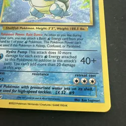 Blastoise 003/034 Holo Classic Collection Trading Card Game Classic Pokemon NM - Image 4