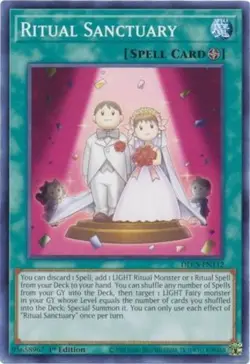 Ritual Sanctuary - DLCS-EN112 - Common - 1st Edition - Lightly Played - Image 1
