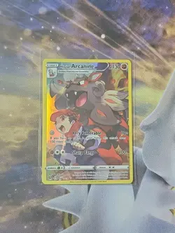 Pokemon TCG Hisuian Arcanine Trainer Gallery TG08/TG30 SWSH Lost Origin - Image 1