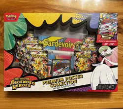 POKEMON TCG ASCENDED HEROES PPREMIUM POSTER COLLECTION SEALED BOX GARDEVOIR C - Image 1