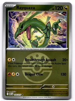 Rayquaza (Friend Ball) 153/217 Ascended Heroes Rare Reverse Holo NM Pokemon - Image 1