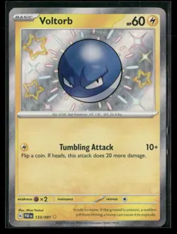 Voltorb 133/091 Shiny Rare Paldean Fates Pokemon NM/M - Image 1