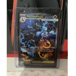 Mega Charizard X EX Pokemon TCG Holo 125/094 Phantasmal Flames - Image 1