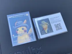 Van Gogh Pikachu with Grey Felt Hat SVP 085 Promo Pokemon 2023 English AUTHENTIC - Image 1