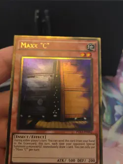 Yu-Gi-Oh Maxx "C" PGL3-EN042 Premium Gold Infinite Gold 1st Edition Gold Rare NM - Image 4