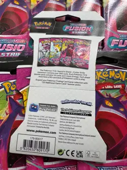 Lot 11x Fusion Strike Sleeved Booster Packs - New/Sealed - Pokemon TCG - Image 2