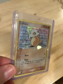 Pokemon TCG Cubone EX Delta Species 60/113 Reverse Holo HP Creased - Image 2