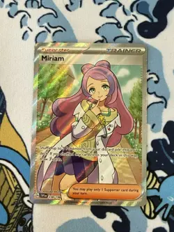 Miriam 238/198 Scarlet & Violet Base Ultra Rare Full Art Supporter Pokemon - Image 1