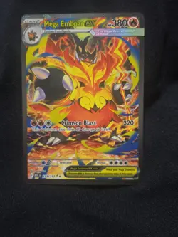 Mega Emboar ex 273/217 SIR Secret Rare Pokemon Ascended Heroes MINT - Image 1