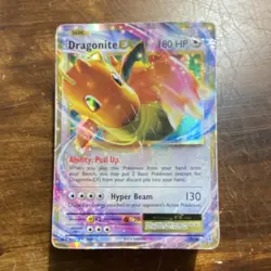 Pokemon TCG Dragonite ex 90/97 Dragon Ultra Rare Holo 150 HP Stage 2 Giant Tail - Image 1
