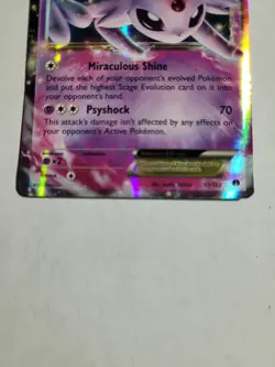 Espeon EX 52/122 Breakpoint Ultra Rare Holo Pokemon TCG English - Image 3