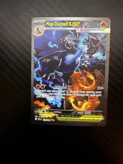 Pokemon Mega Charizard X EX 125/094 Phantasmal Flames Rare Holo 360HP Inferno X - Image 1
