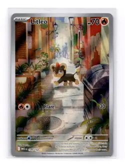 Pokemon TCG - Litleo 2025 Illustration Rare Mega Evolution IR 139/132 Near Mint - Image 1