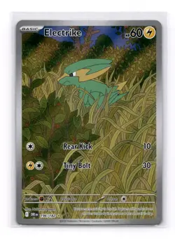 Electrike 196/182 Illustration Rare Destined Rivals Pokemon Holo Near Mint - Image 1