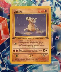 🔥 Vintage Cubone 1st Edition 50/64 Basic HP40 Common Regular first Pokemon - Image 1