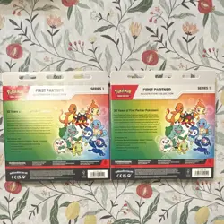 Pokemon First Partner Illustration Collection Series 1 2 Box Lot English sealed - Image 2