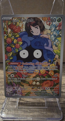 Pokemon TCG Erika's Tangela 218/217 ASC Illustration Rare Full Art 80HP ENG - Image 1