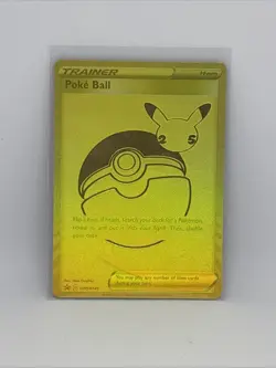 Pokemon Gold Poke Ball Celebrations 25th Anniversary #SWSH146 (See flaw) - Image 4