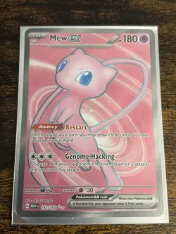 Mew ex 193/165 Scarlet & Violet: 151 Ultra Rare Full Art Holo Pokemon TCG NM/M - Image 1