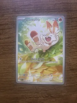 Scorbunny Full Art 225/217 Ascended Heroes Pokemon TCG Illustration Rare - Image 1