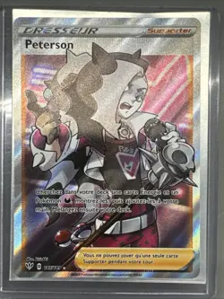 CARTE POKEMON PETERSON 187/189 DRESSEUR FA FULL ART TENEBRES EMBRASEES EB03 FR - Image 1