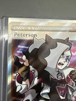 CARTE POKEMON PETERSON 187/189 DRESSEUR FA FULL ART TENEBRES EMBRASEES EB03 FR - Image 2