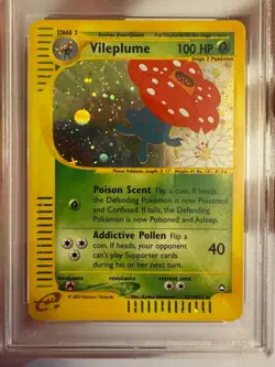 2003 Pokemon - Vileplume Holo Rare E Reader Aquapolis H31/H32 - PSA 9 Mint! WOTC - Image 3