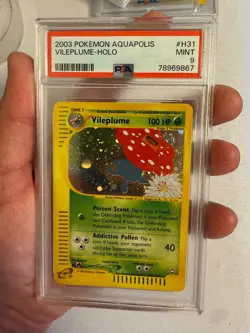 2003 Pokemon - Vileplume Holo Rare E Reader Aquapolis H31/H32 - PSA 9 Mint! WOTC - Image 5