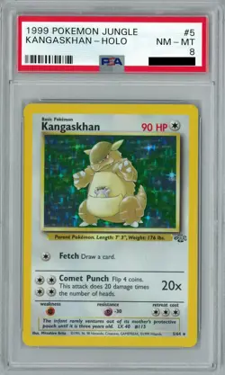 Pokemon Jungle Kangaskhan 5/64 PSA 8 - Image 1
