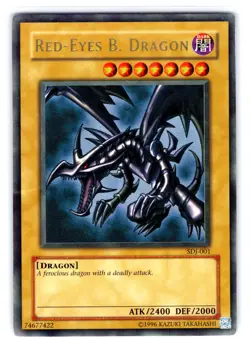 Red-Eyes B. Dragon Ultra Rare Unlimited SDJ-001 HP - Image 1