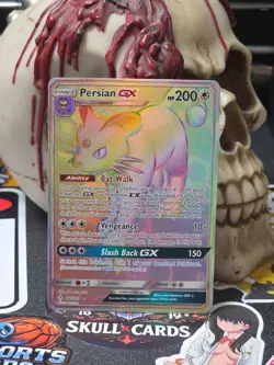 ☠☠ Pokemon Persian GX (Secret) 227/214 Sm-Unbroken Bonds Holo - Image 1