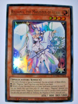 Yugioh! Rilliona, The Magistus Of Verre Mama-en058 Ultra Rare 1st Ed Near Mint!! - Image 1