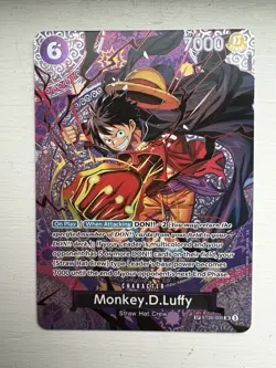 Monkey.D.Luffy (SP) ST26-005 Adventure on Kami's Island Foil - Image 2
