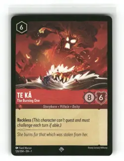 Te Ka 126/204 Super Rare The First Chapter Lorcana Disney TCG - Image 1