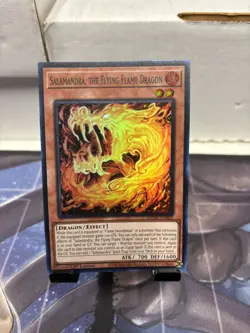 Yu-Gi-Oh! Salamandra, the Flying Flame Dragon 1st Ed. MZMI-EN002 Super NM/LP x1 - Image 1