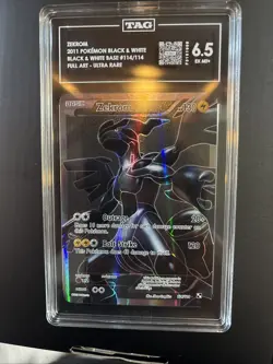 Pokemon TCG Zekrom 114/114 Black & White 2011 Ultra Rare Excellent/ Mint + Card - Image 3