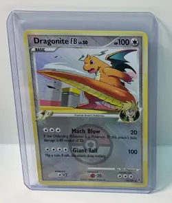 Dragonite FB 56/147 Supreme Victors Crosshatch Pokemon League Promo Card - Image 1