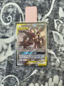 Pokemon TCG Umbreon and Darkrai GX Tag Team Card Full Art - Image 1