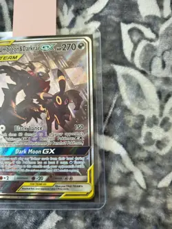 Pokemon TCG Umbreon and Darkrai GX Tag Team Card Full Art - Image 2