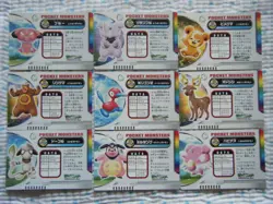 Set 18 Pokemon Gold & Silver Carddass Zukan Card Vintage Nintendo Bandai Japan - Image 3