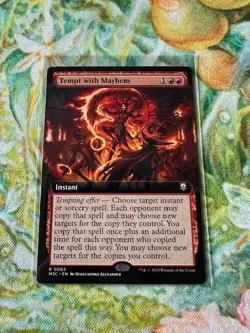 Tempt with Mayhem (Extended Art) MTG: M3C *Pack Fresh* - Image 1