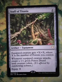 Staff of Titania Commander: the Brothers' War Regular - Image 1