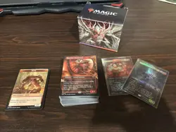 Mtg Duskmorn House Of Horror Precon Deck: Endless Punishment Valgavoth Opened - Image 1