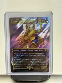 Celes, Rune Knight (Borderless) (Surge Foil) Commander: Final Fantasy Foil - Image 3