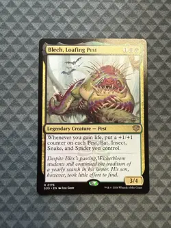 MTG Blech, Loafing Pet #0176 Rare Secrets of Strixhaven (SOS) - Image 1