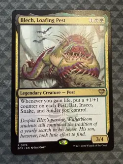 MTG Blech, Loafing Pet #0176 Rare Secrets of Strixhaven (SOS) - Image 2